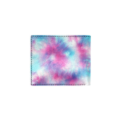 Tie Dye Blue Pink Men's ID Card Wallet