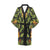 Bird Of Paradise Pattern Print Design BOP013 Women Kimono Robe