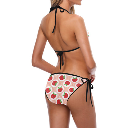 Apple Pattern Print Design AP08 Bikini
