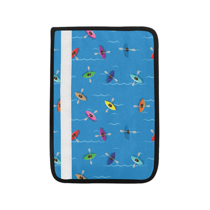Kayak Pattern Print Design 03 Car Seat Belt Cover