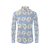 Lotus Pattern Print Design 04 Men's Long Sleeve Shirt