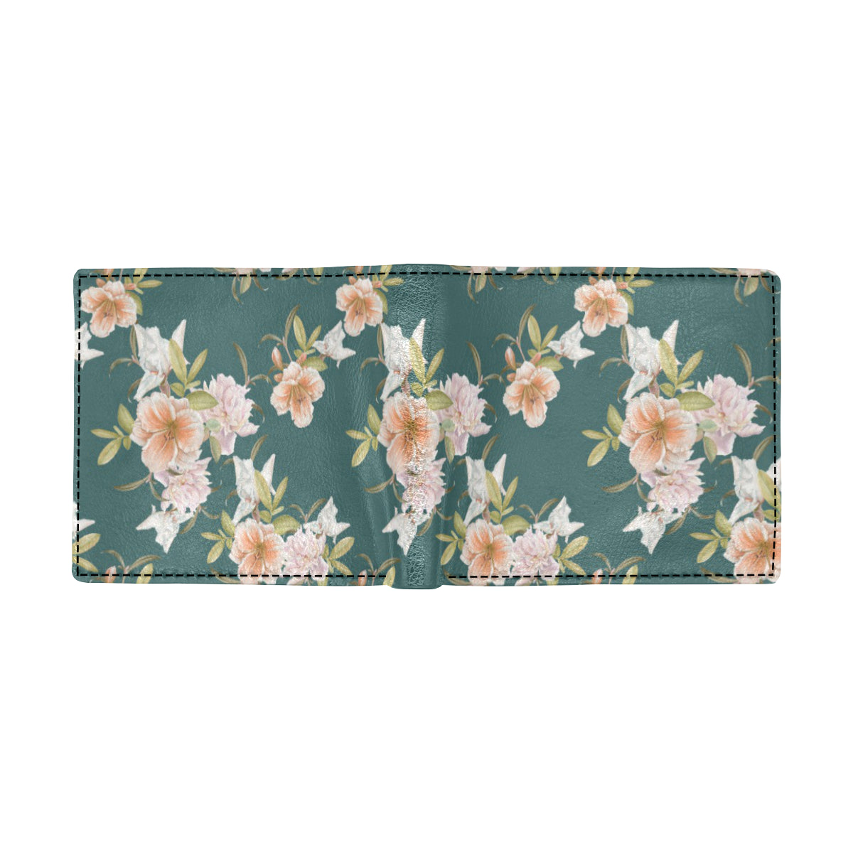 Iris Pattern Print Design IR01 Men's ID Card Wallet