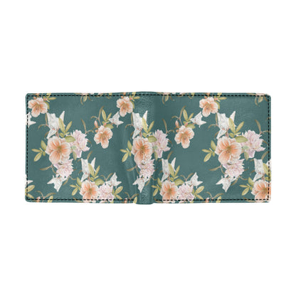 Iris Pattern Print Design IR01 Men's ID Card Wallet