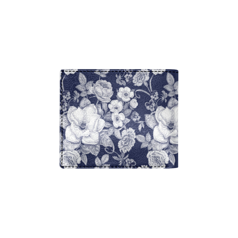 Floral Infrared Pattern Men's ID Card Wallet
