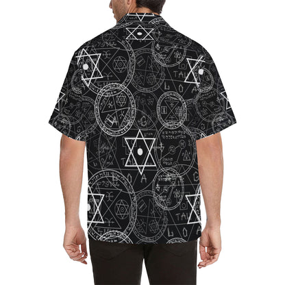 Pentagram Pattern Print Design A01 Men's Hawaiian Shirt