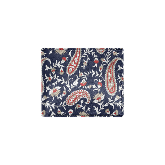 Paisley Pattern Print Design A05 Men's ID Card Wallet