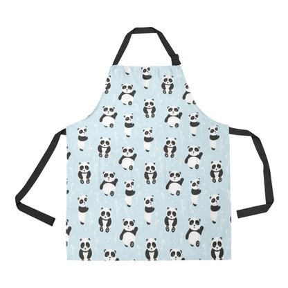 Panda Pattern Print Design A01 Apron with Pocket