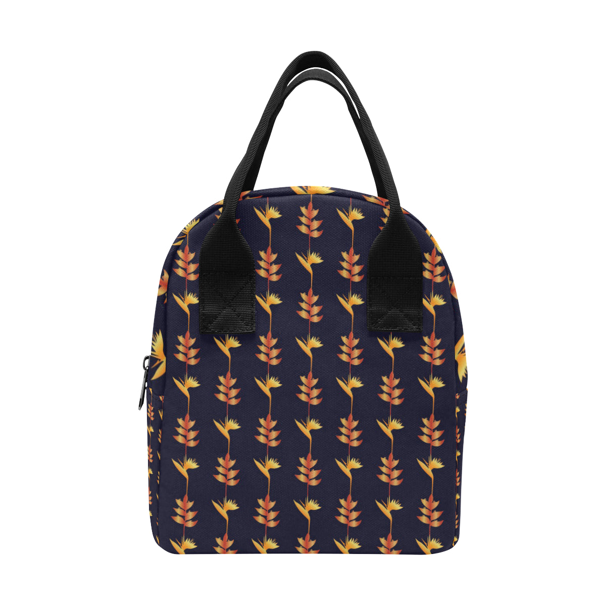 Heliconia Pattern Print Design HL06 Insulated Lunch Bag