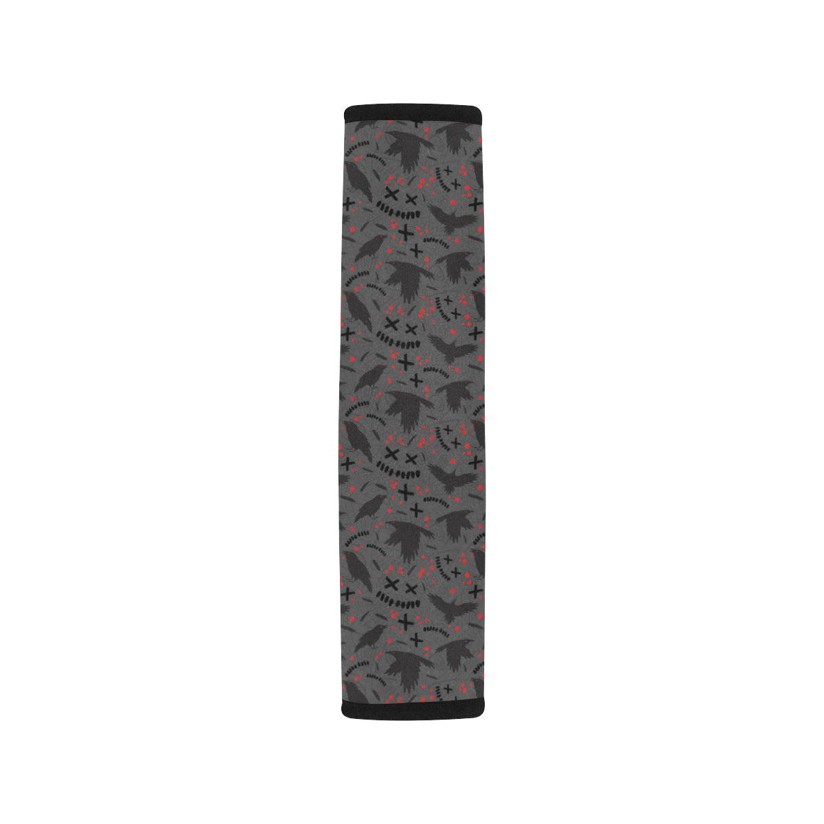 Crow Pattern Print Design 02 Car Seat Belt Cover