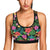 Hibiscus Red Hawaiian Flower Sports Bra