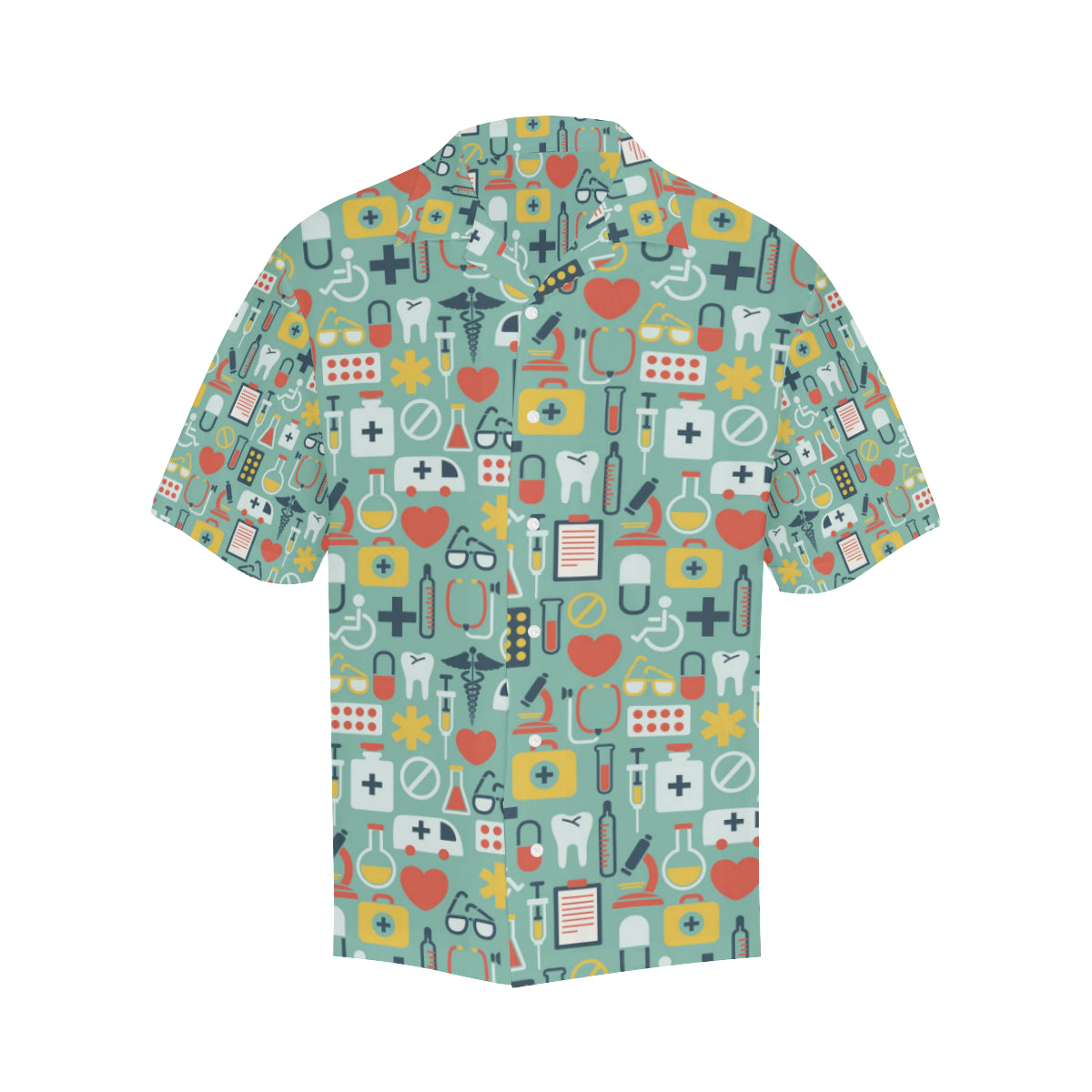 Medical Pattern Print Design 02 Men's Hawaiian Shirt