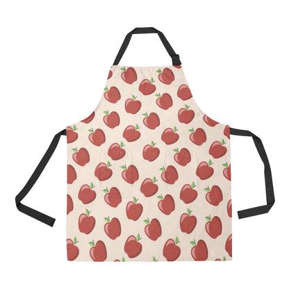 Apple Pattern Print Design AP01 Apron with Pocket