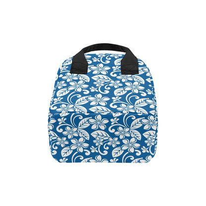 Plumeria Pattern Print Design PM013 Insulated Lunch Bag