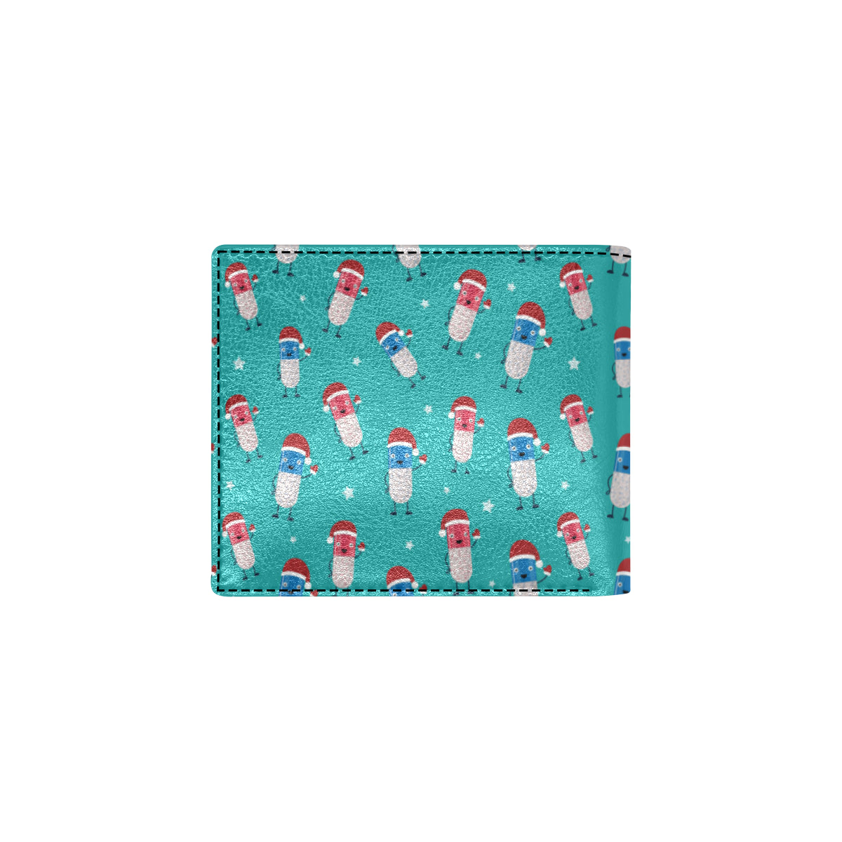 Pill Pattern Print Design A03 Men's ID Card Wallet