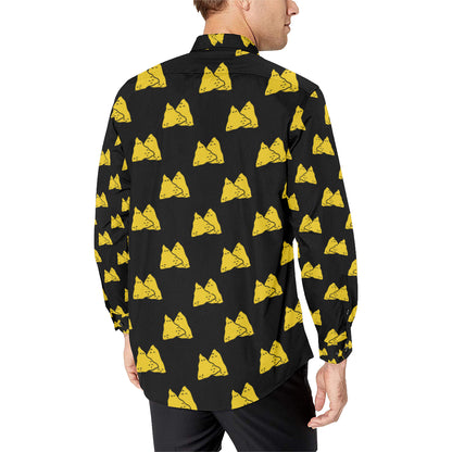 Nachos Pattern Print Design A02 Men's Long Sleeve Shirt