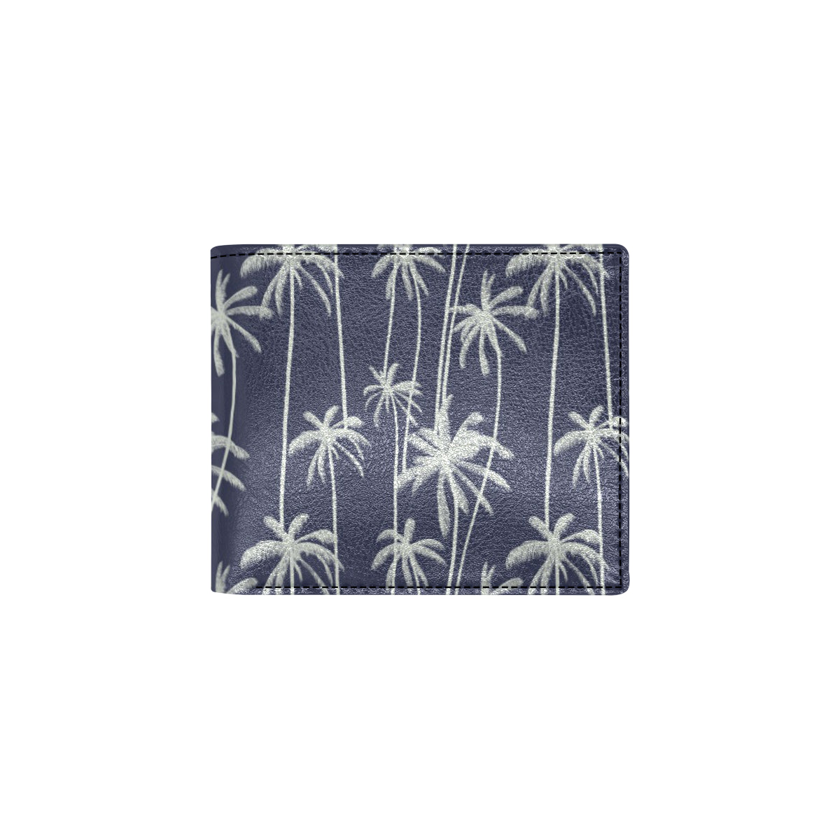 Palm Tree Pattern Print Design PT06 Men's ID Card Wallet