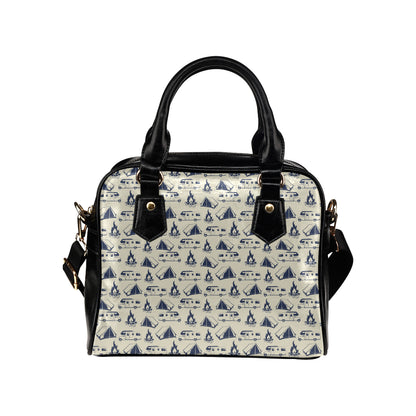 Campfire Pattern Print Design 01 Shoulder Handbag