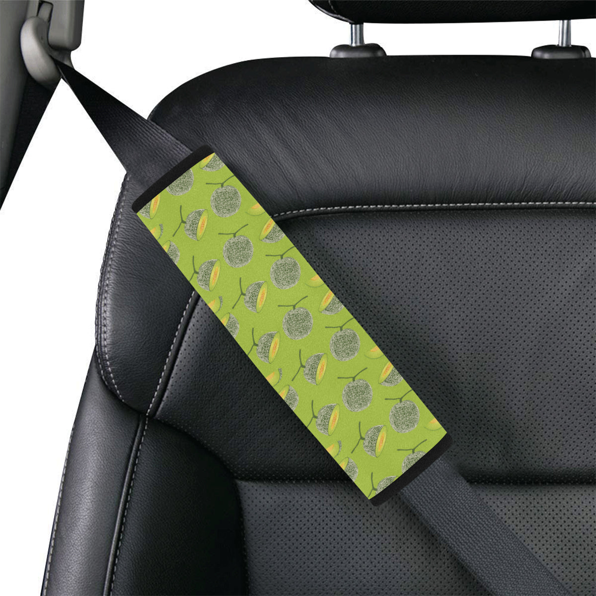 Cantaloupe Pattern Print Design 03 Car Seat Belt Cover