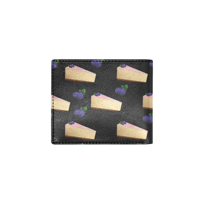Cheesecake blueberry Pattern Print Design CK01 Men's ID Card Wallet