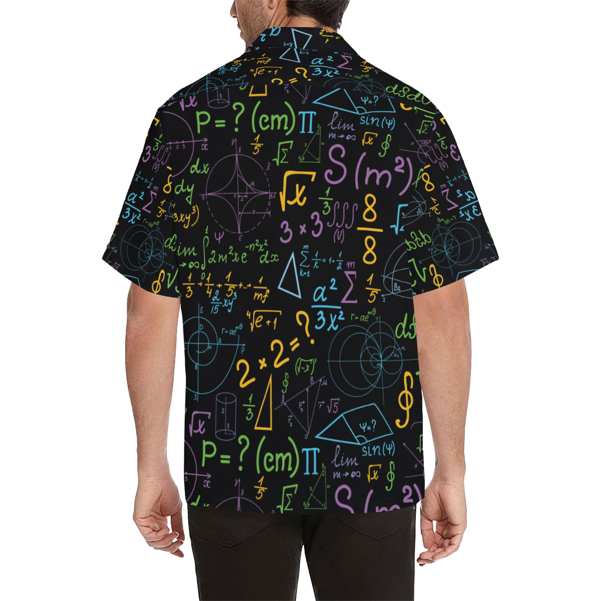 Math Pattern Print Design 03 Men's Hawaiian Shirt