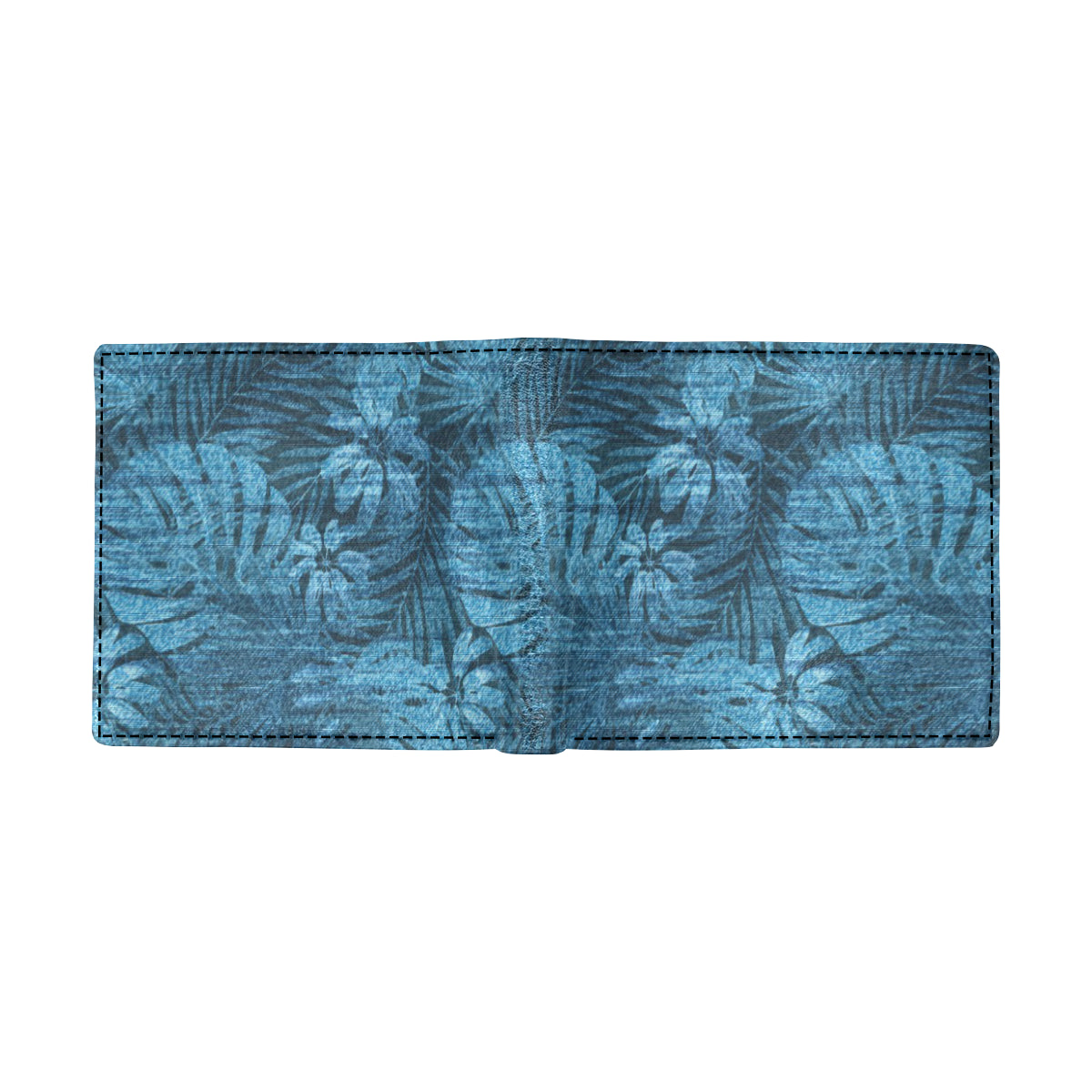 Jean Tropical Pattern Print Design 04 Men's ID Card Wallet