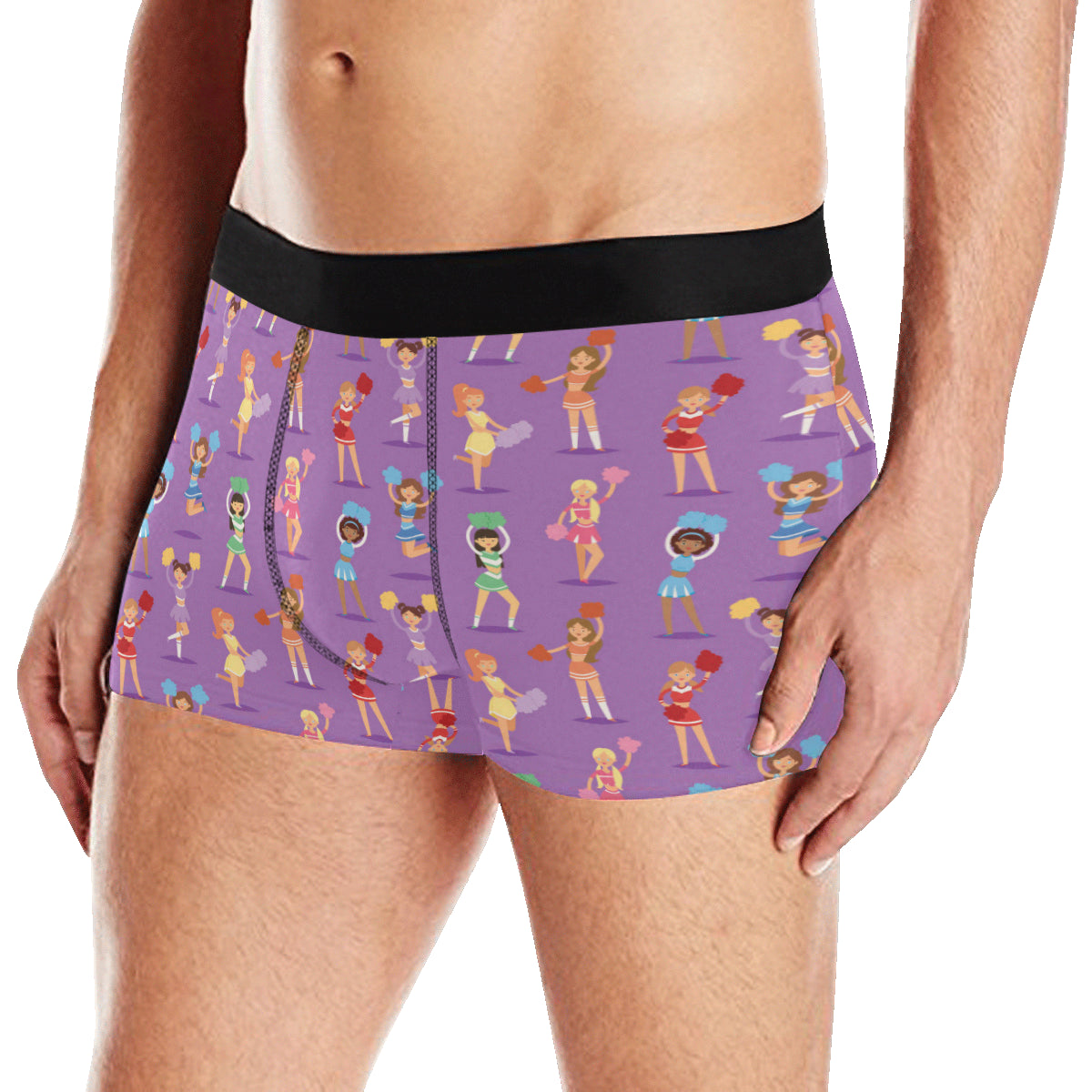 Cheerleader Pattern Print Design 02 Men's Boxer Briefs
