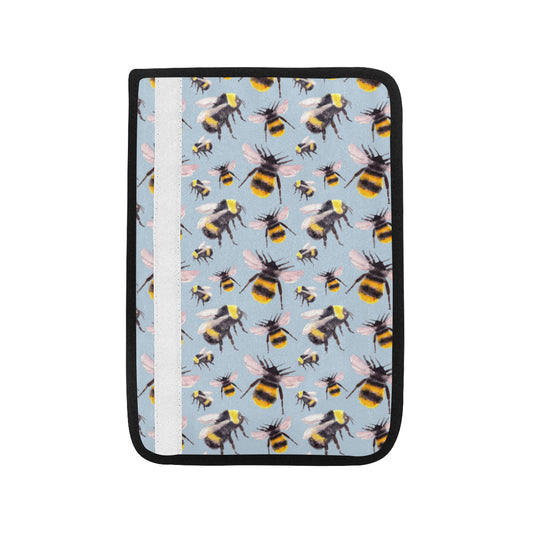 Bee Pattern Print Design BEE08 Car Seat Belt Cover