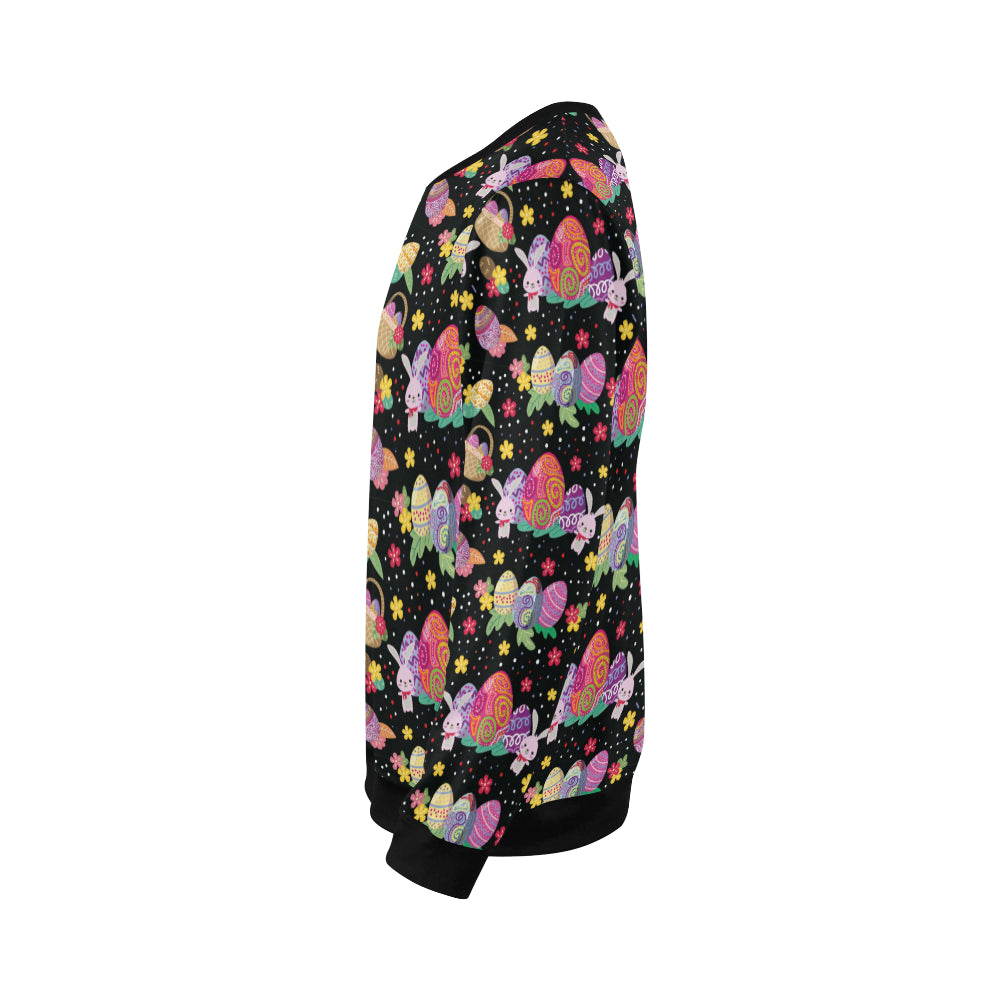Easter Eggs Pattern Print Design RB06 Men Long Sleeve Sweatshirt