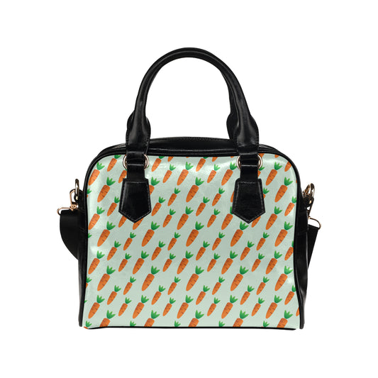Carrot Pattern Print Design 05 Shoulder Handbag