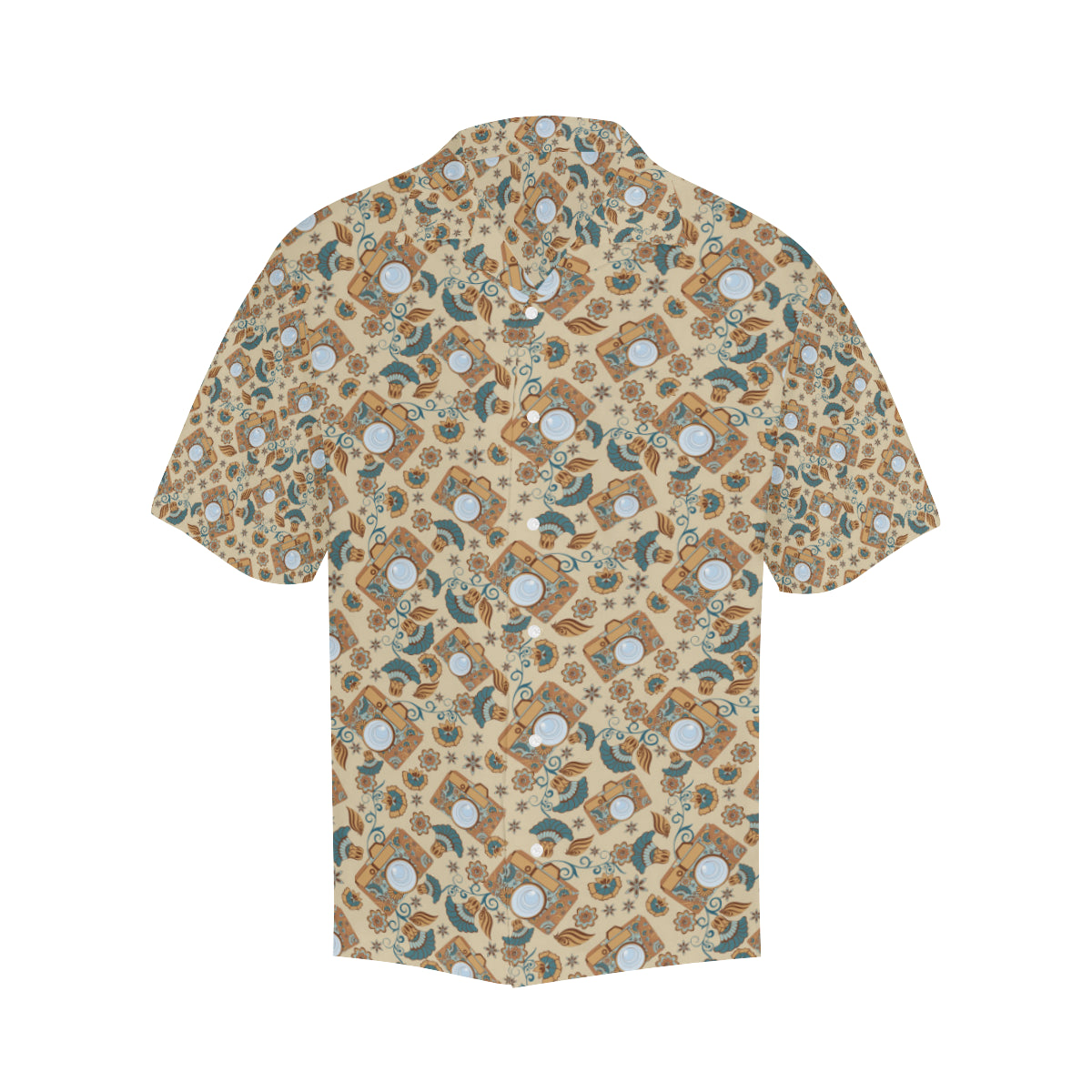 Camera Pattern Print Design 05 Men's Hawaiian Shirt