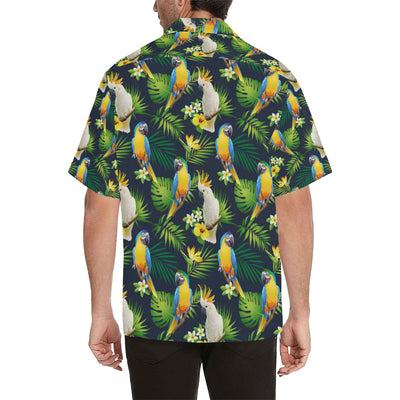 Parrot Pattern Print Design A03 Men's Hawaiian Shirt