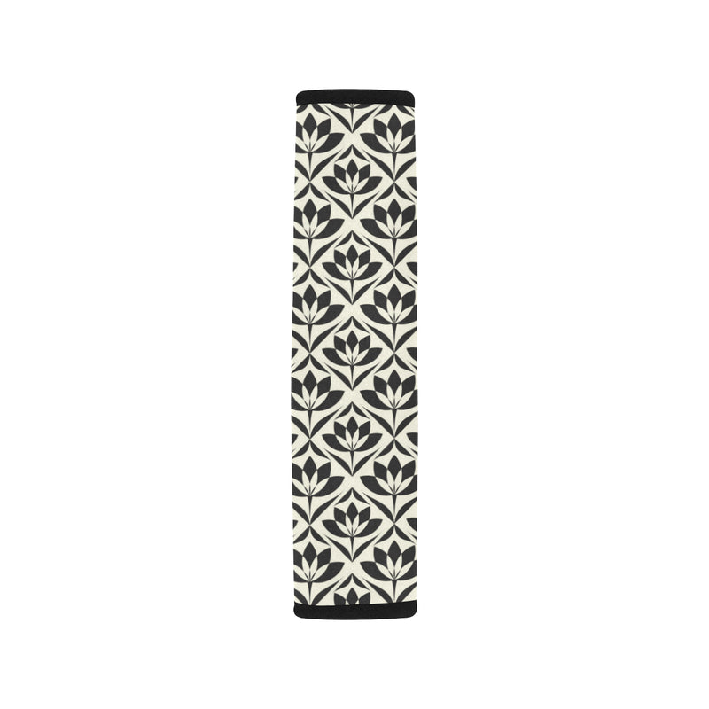 Lotus Pattern Print Car Seat Belt Cover