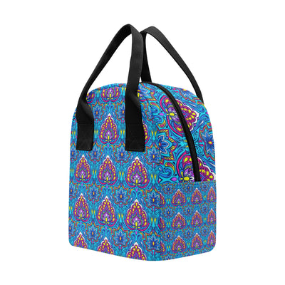 lotus Boho Pattern Print Design LO010 Insulated Lunch Bag