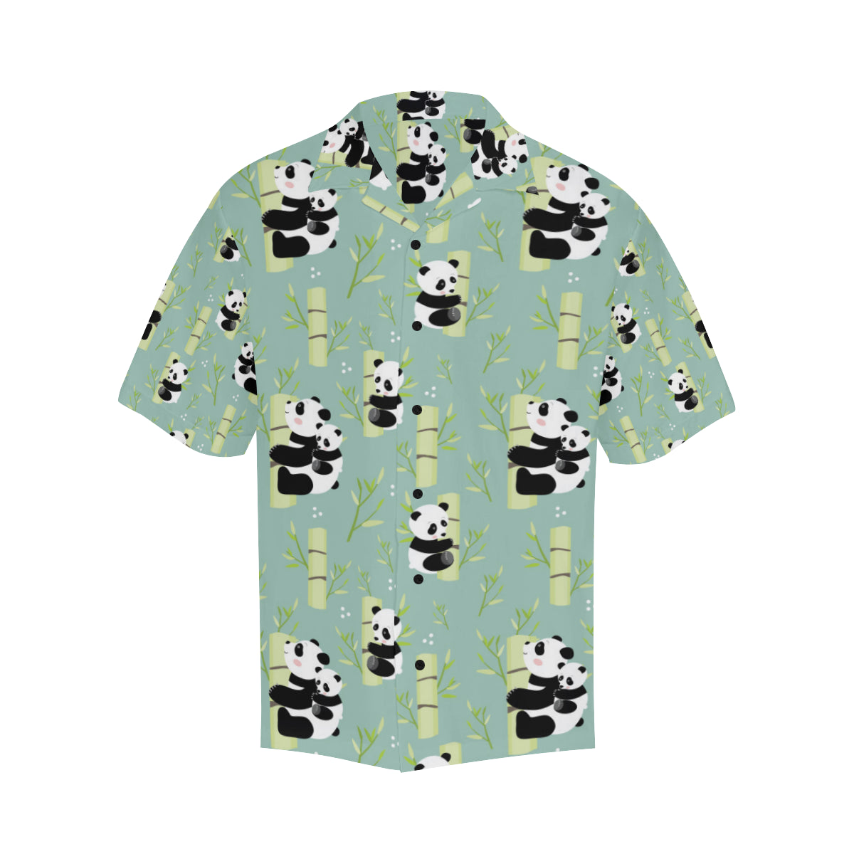 Panda Pattern Print Design A03 Men's Hawaiian Shirt
