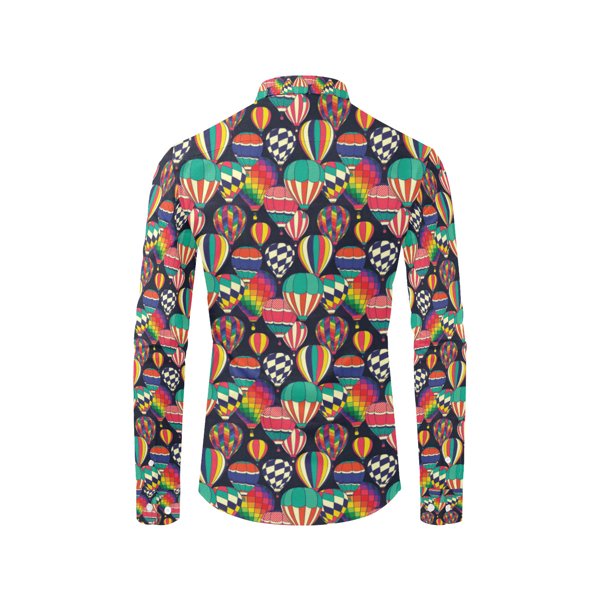 Ballon Pattern Print Design 02 Men's Long Sleeve Shirt