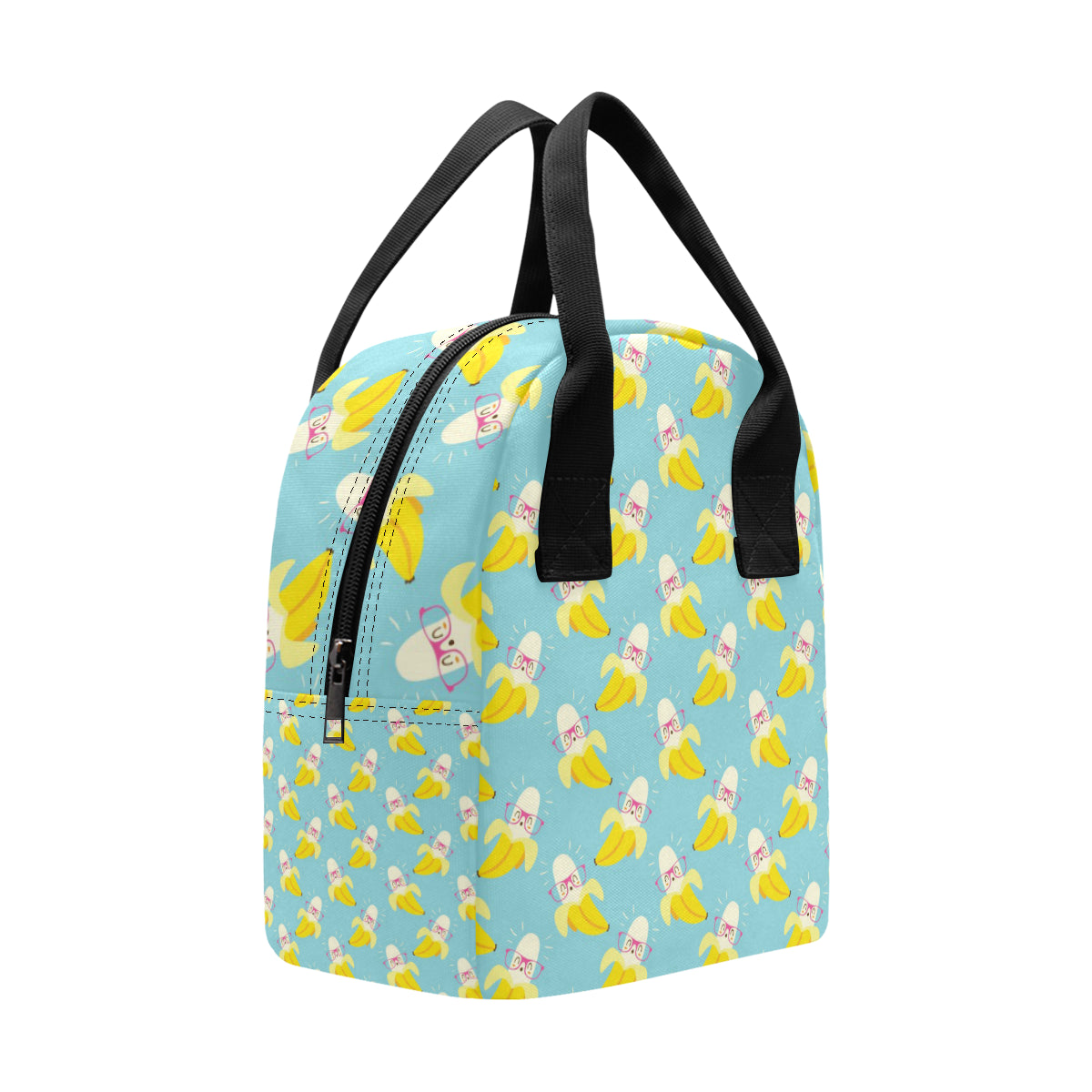Banana Pattern Print Design BA07 Insulated Lunch Bag