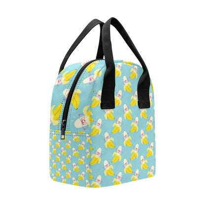 Banana Pattern Print Design BA07 Insulated Lunch Bag