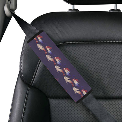 Mermaid Pattern Print Design 02 Car Seat Belt Cover