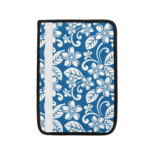 Plumeria Pattern Print Design PM013 Car Seat Belt Cover