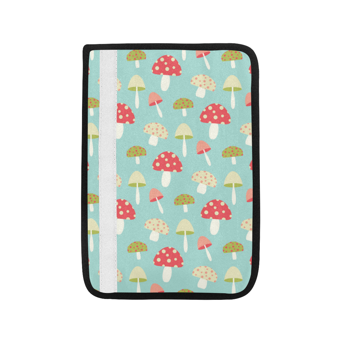 Mushroom Pattern Print Design A01 Car Seat Belt Cover
