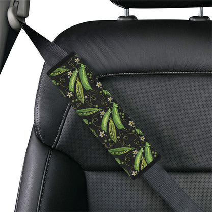 Peas Pattern Print Design A02 Car Seat Belt Cover