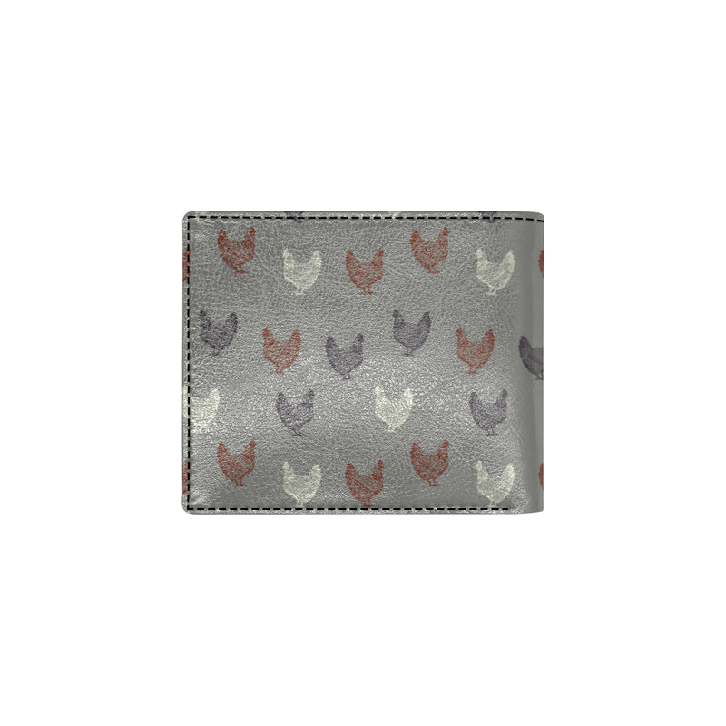 Chicken Pattern Print Design 01 Men's ID Card Wallet