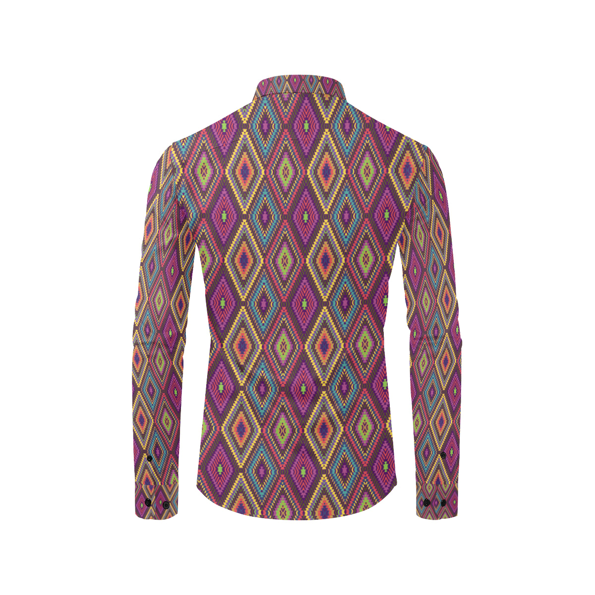 Southwestern Print Men's Long Sleeve Shirt
