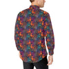 Rooster Print Style Men's Long Sleeve Shirt