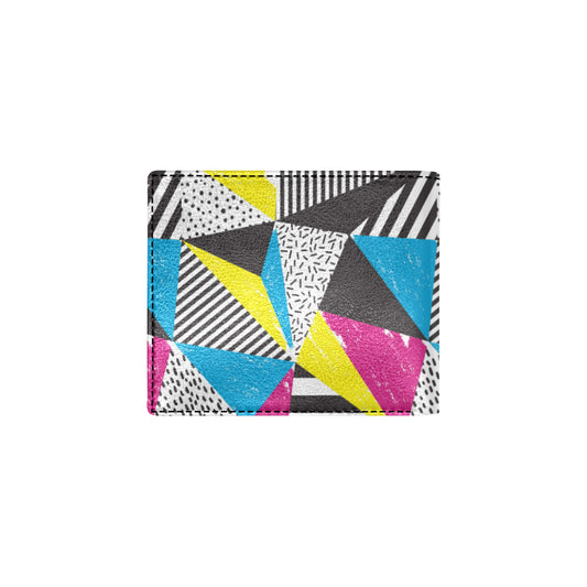 80s Pattern Print Design 2 Men's ID Card Wallet