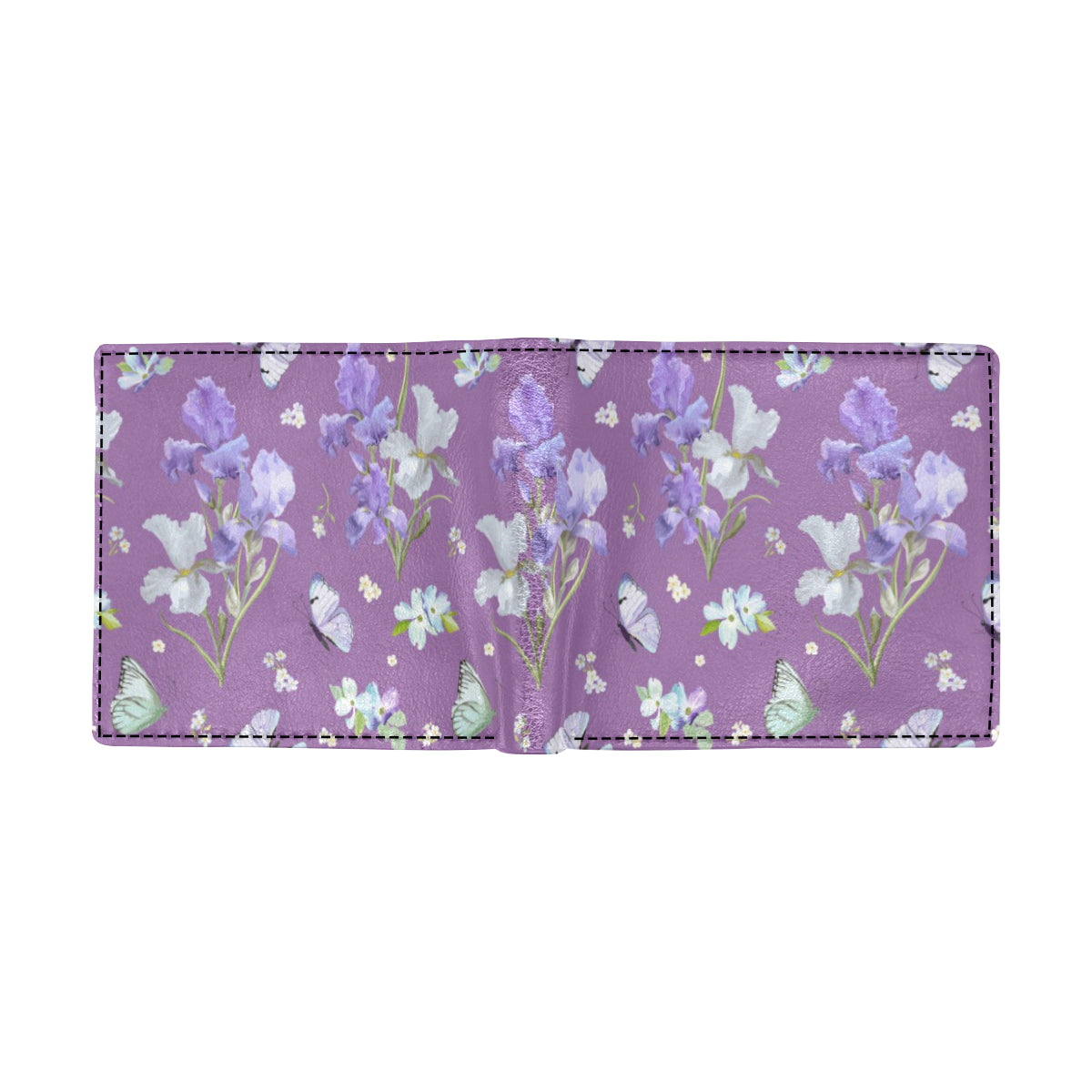 Iris Pattern Print Design IR09 Men's ID Card Wallet