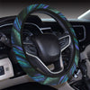 Abalone Pattern Print Design 03 Steering Wheel Cover with Elastic Edge