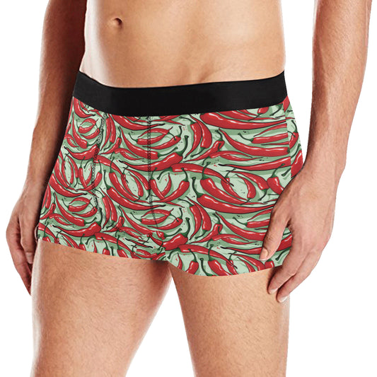 Chilli Pepper Pattern Print Design 04 Men's Boxer Briefs