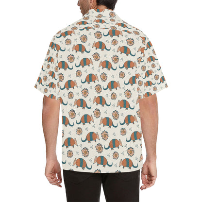 Armadillo Pattern Print Design 02 Men's Hawaiian Shirt