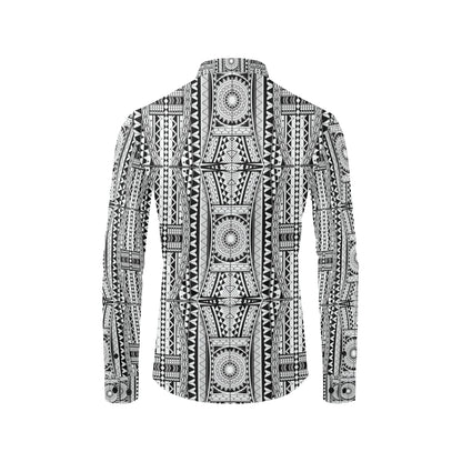Polynesian Tattoo Design Men's Long Sleeve Shirt